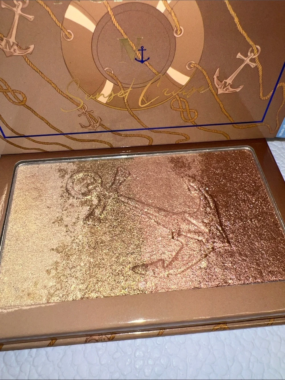Nomad Cosmetics Sunrise Cruise Shimmer Highlighter Palette - Gradient Golden Glo